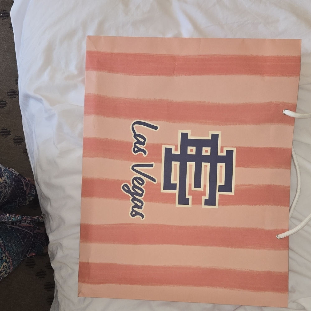 Striped Las Vegas Eric Emmanuel Tote Bag